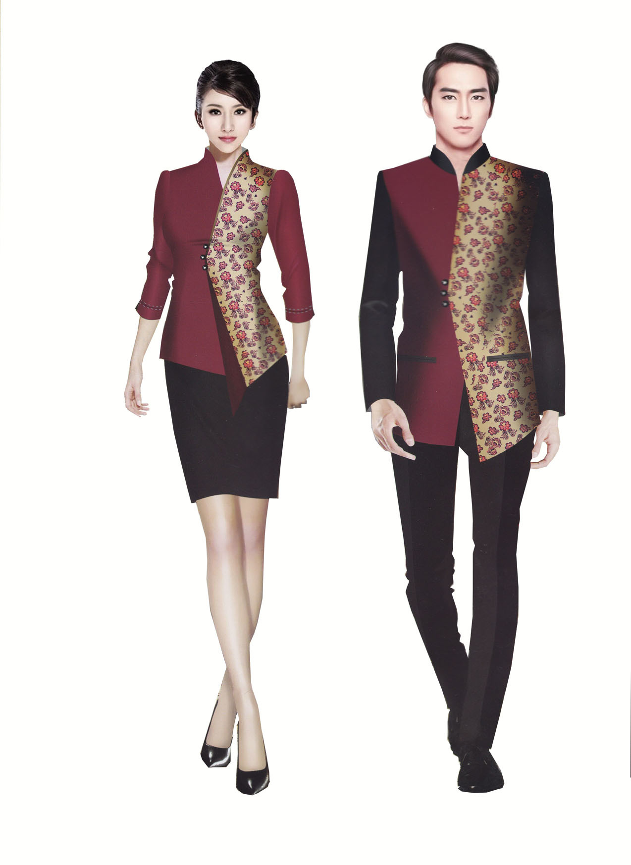 中式風格工作服在酒店制服中有怎樣的應(yīng)用